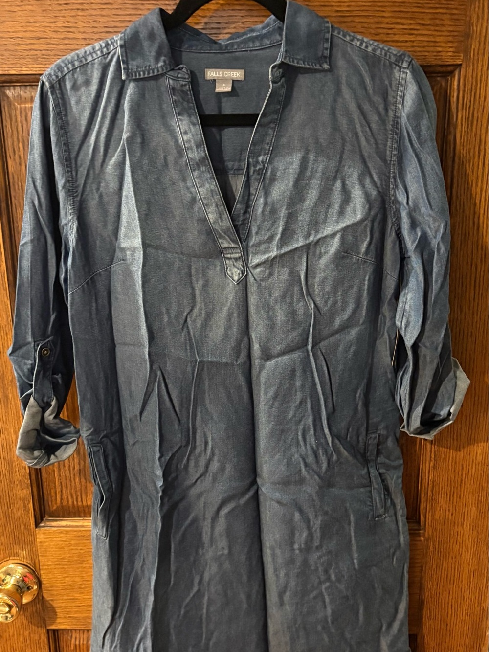 NWT Falls Creek Indigo Denim Dress size small